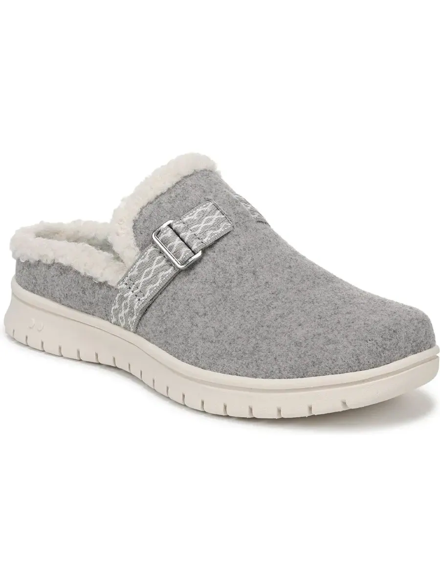 Мюли без каблука с круглым мысом Paloma Grey Woven Ryka — изображение 1 из 5, серый
