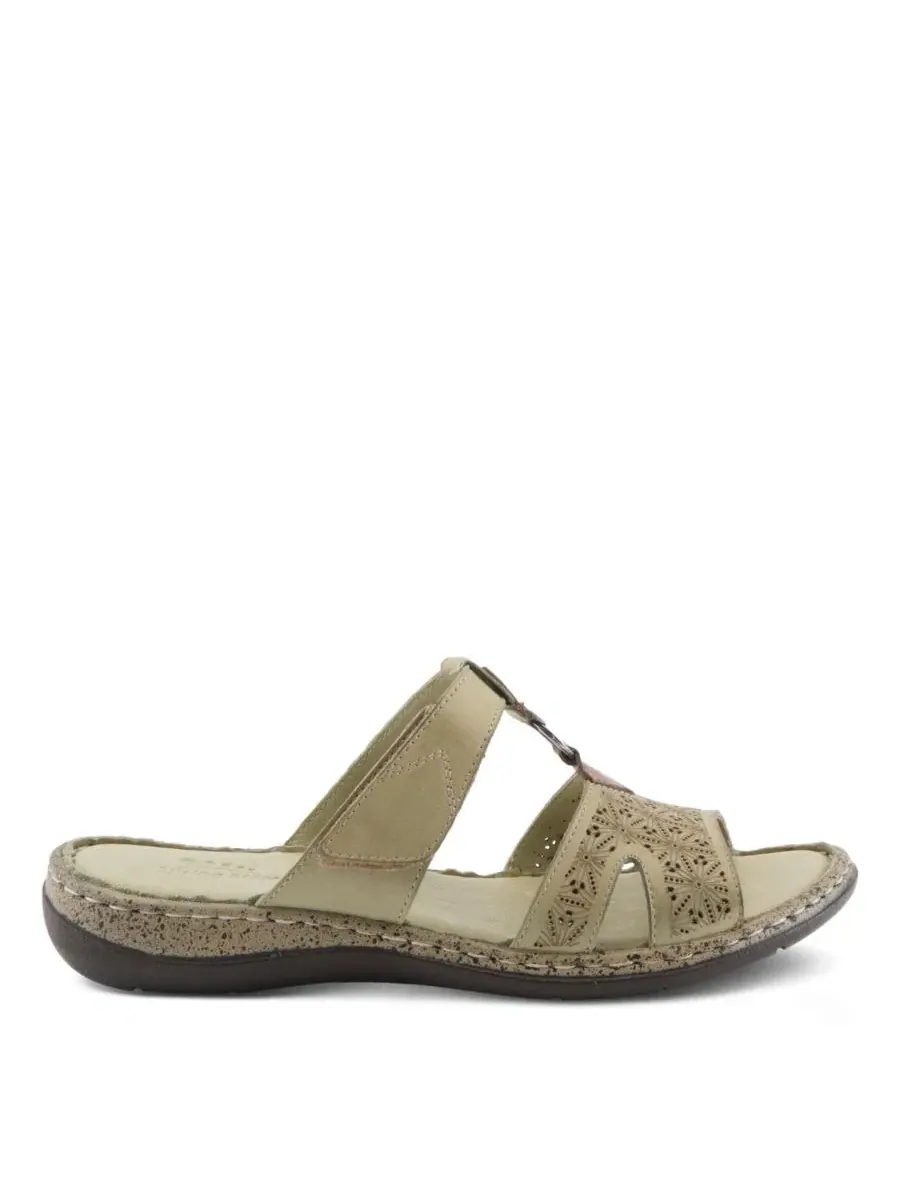 Женские сандалии Virelle с дышащим кожаным верхом Spring Step — изображение 2 из 6, зеленый