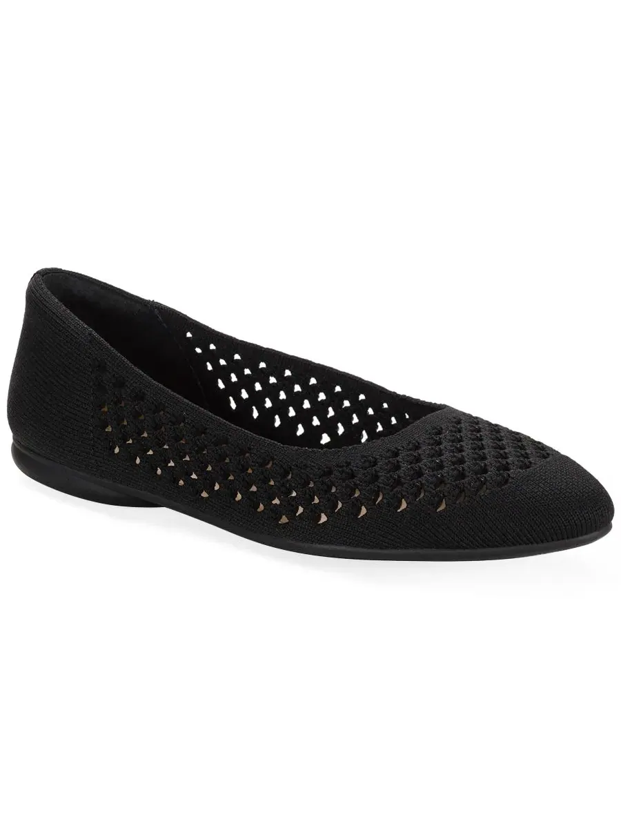 Балетки Tammyy Open Knit Slip-On Style & Co — изображение 1 из 10, черный