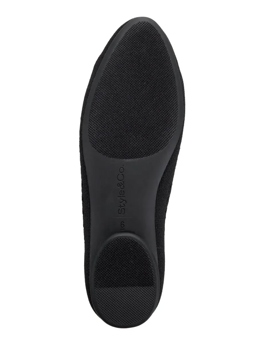 Балетки Tammyy Open Knit Slip-On Style & Co — изображение 5 из 10, черный