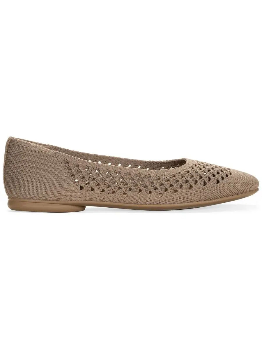 Женские балетки Tammyy Open Knit Slip-On Flats Style & Co — изображение 2 из 10, коричневый