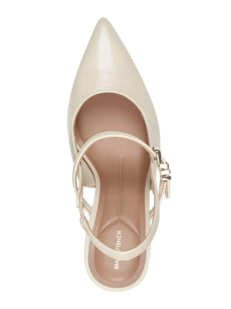 Туфли Cavaler Mary Jane Slingback Pumps Marc Fisher — изображение 4 из 5, кремовый