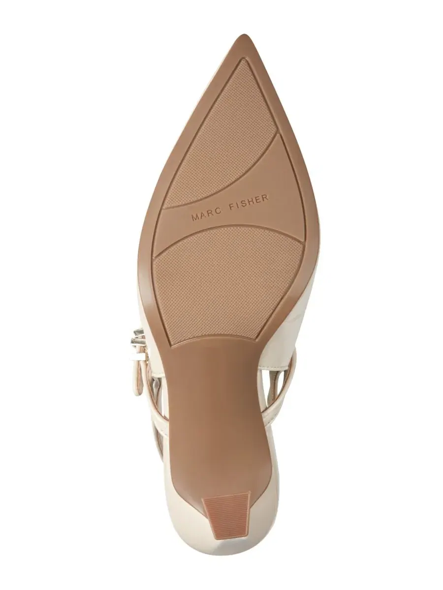 Туфли Cavaler Mary Jane Slingback Pumps Marc Fisher — изображение 5 из 5, кремовый