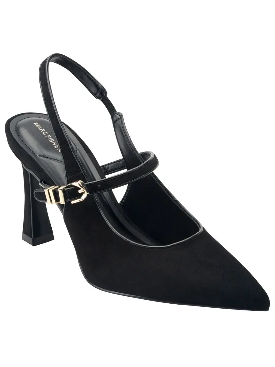 Туфли-лодочки с ремешком и каблуком-рюмочкой Cavaler Mary Jane Slingback Marc Fisher