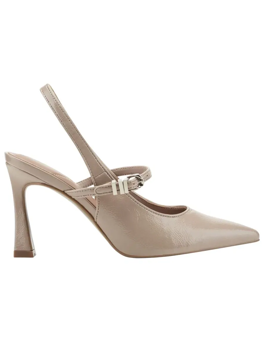 Туфли-лодочки с закрытым мысом и ремешком Cavaler Mary Jane Slingback Pumps Marc Fisher — изображение 2 из 5, тауп