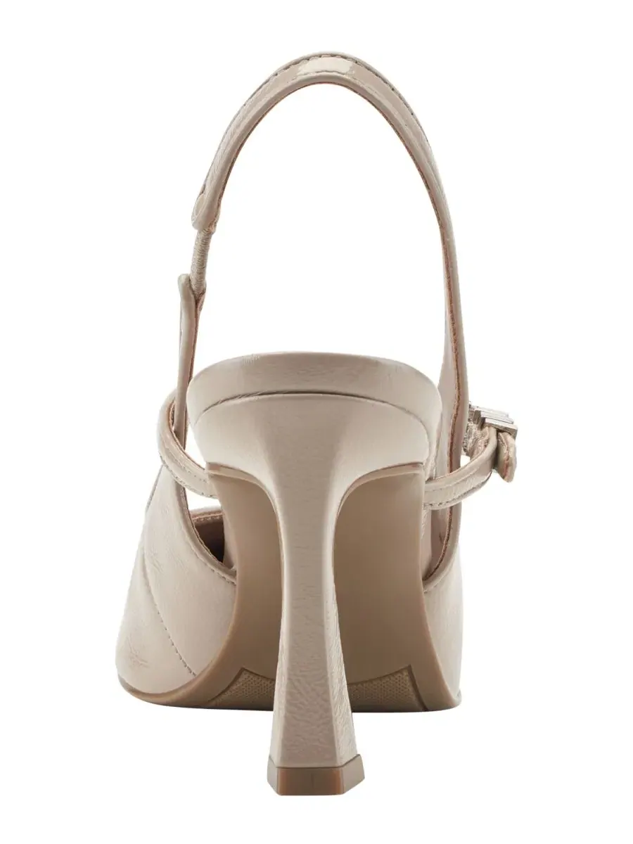 Туфли-лодочки с закрытым мысом и ремешком Cavaler Mary Jane Slingback Pumps Marc Fisher — изображение 3 из 5, тауп