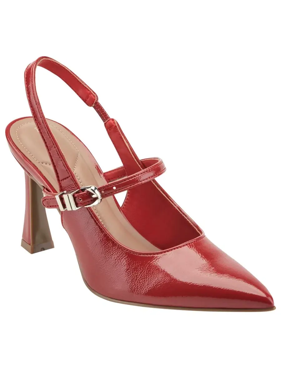 Туфли-лодочки с ремешком Cavaler Mary Jane Slingback — изображение 1 из 5, темный красный