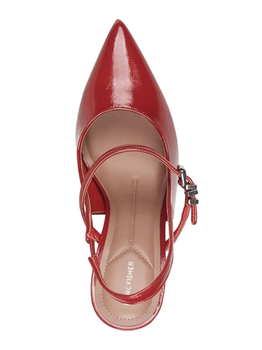 Туфли-лодочки с ремешком Cavaler Mary Jane Slingback — изображение 4 из 5, темный красный