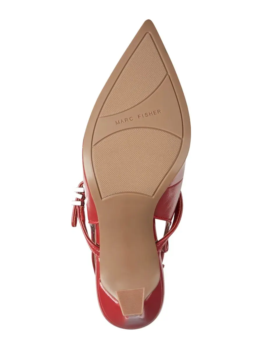 Туфли-лодочки с ремешком Cavaler Mary Jane Slingback — изображение 5 из 5, темный красный