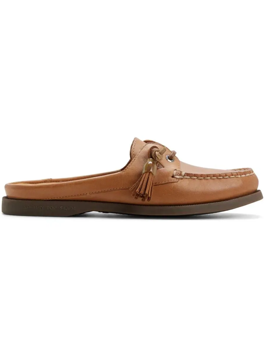 Мокасины-мюли для женщин, модель Authentic Original Mule Boat Shoe Sperry — изображение 2 из 5, бежевый