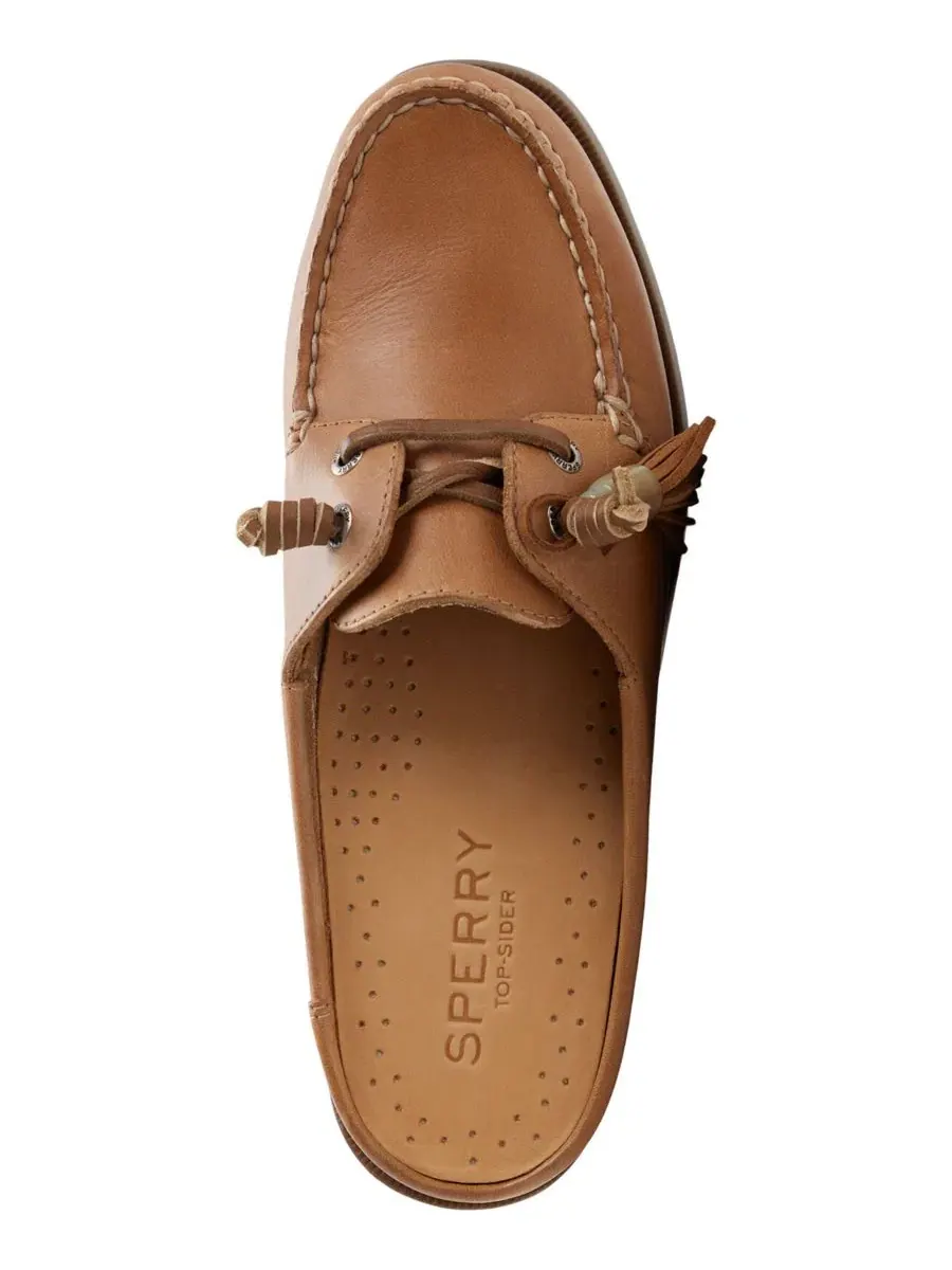 Мокасины-мюли для женщин, модель Authentic Original Mule Boat Shoe Sperry — изображение 4 из 5, бежевый