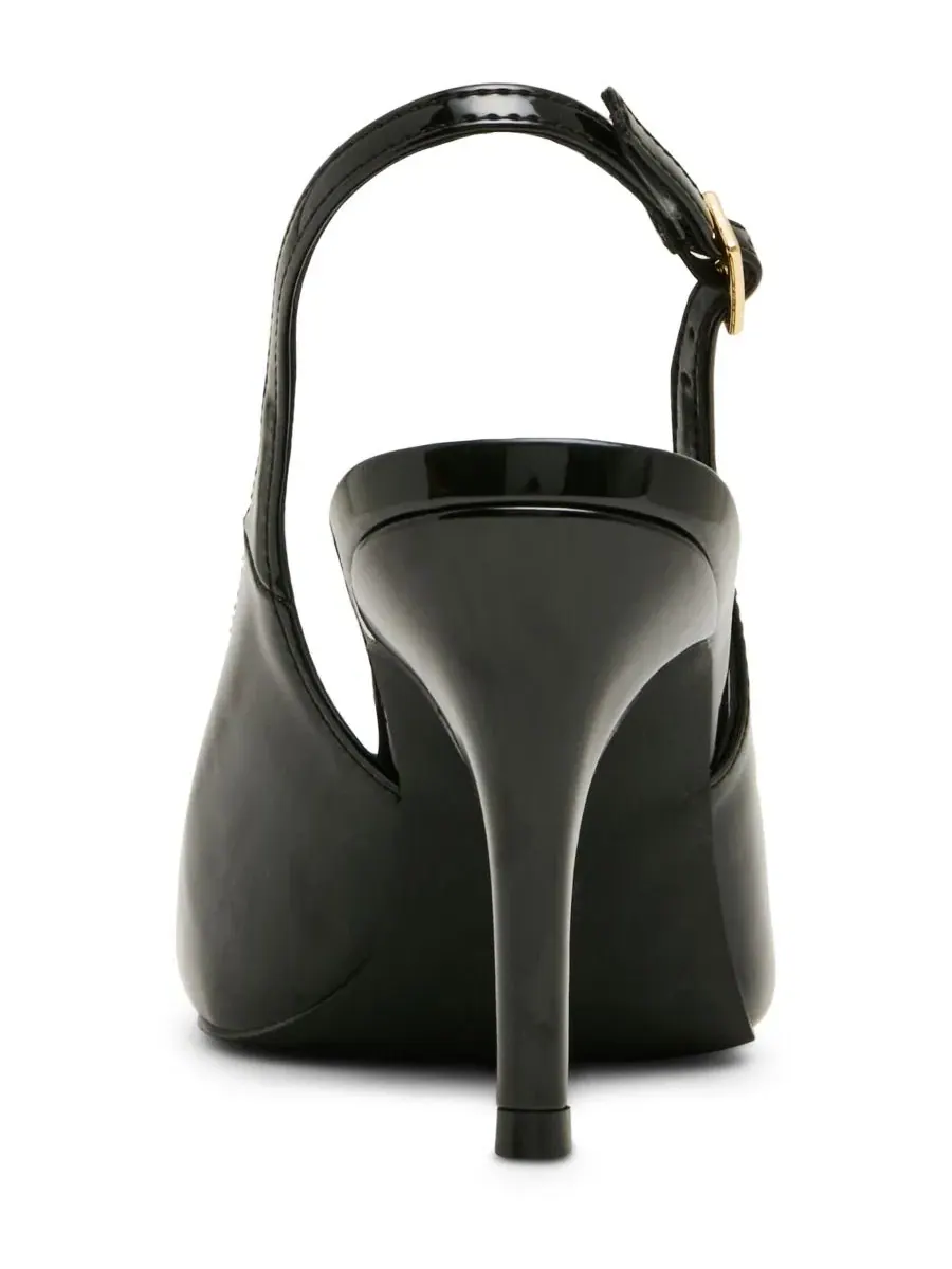 Туфли-лодочки с открытым мысом и ремешком на пятке Parade Slingback Peep Toe Pumps Madden Girl — изображение 3 из 7, черный