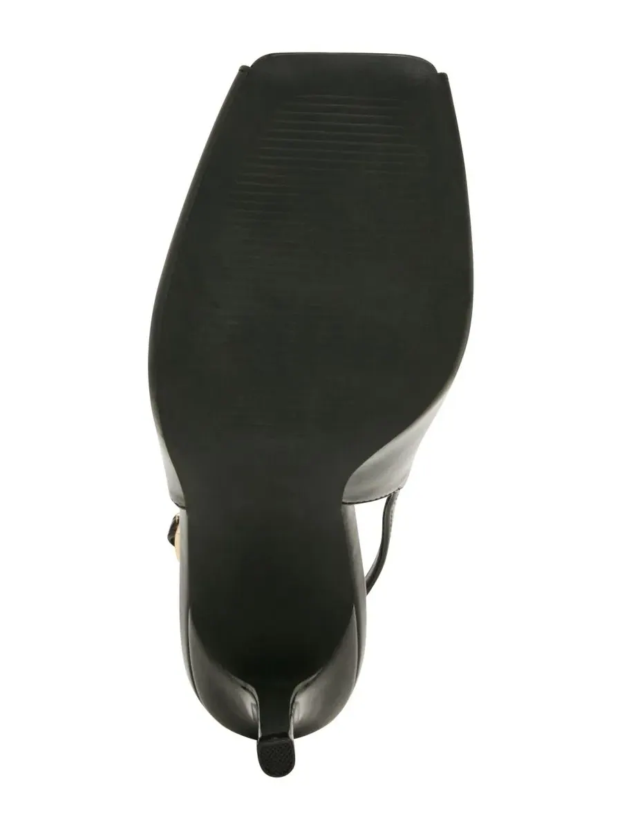 Туфли-лодочки с открытым мысом и ремешком на пятке Parade Slingback Peep Toe Pumps Madden Girl — изображение 5 из 7, черный