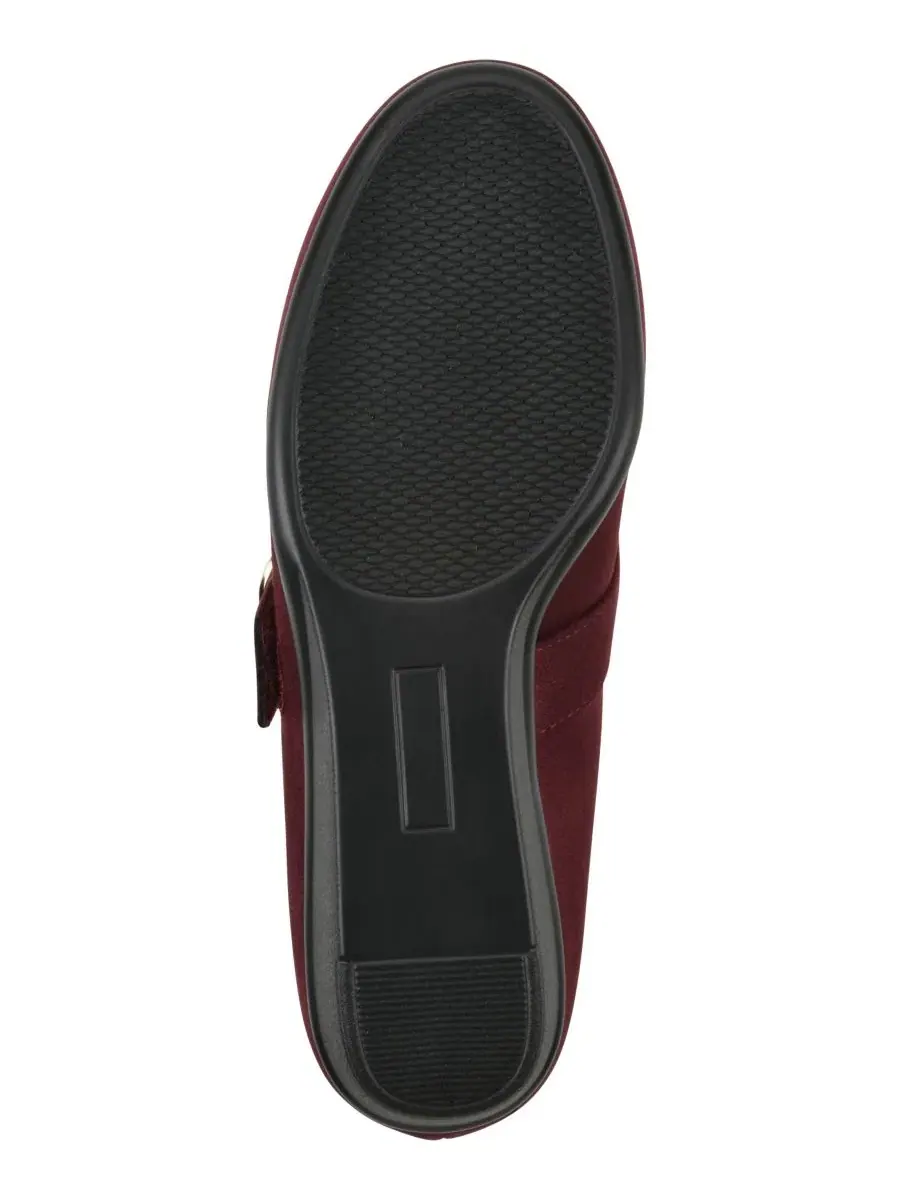 Туфли-лодочки на танкетке Bolford Women's Dark Burgundy Fabric Cliffs by White Mountain — изображение 5 из 6, темный бордовый