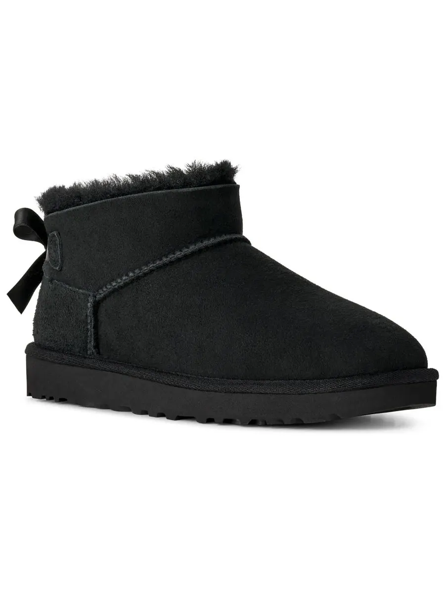 Ботильоны Ultra Mini Bailey Bow Round Toe UGG — изображение 1 из 6, черный