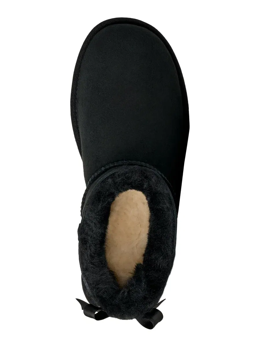 Ботильоны Ultra Mini Bailey Bow Round Toe UGG — изображение 3 из 6, черный
