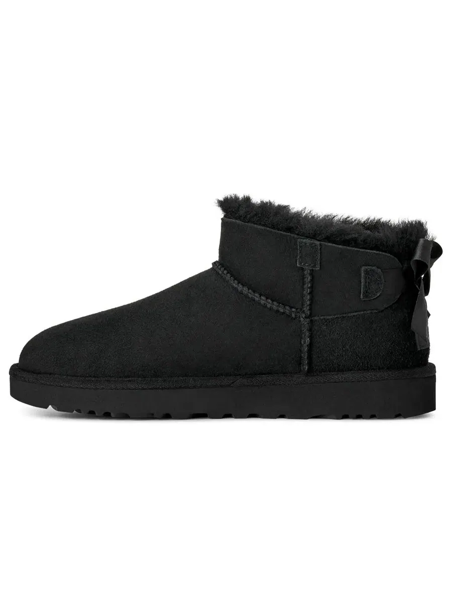 Ботильоны Ultra Mini Bailey Bow Round Toe UGG — изображение 5 из 6, черный