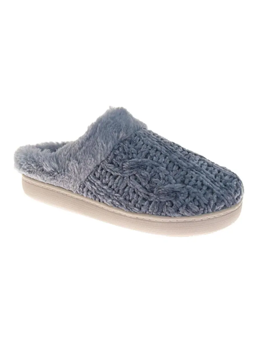 Женские тапочки для дома с плюшевой подкладкой, модель Knit House Slippers Badgley Mischka