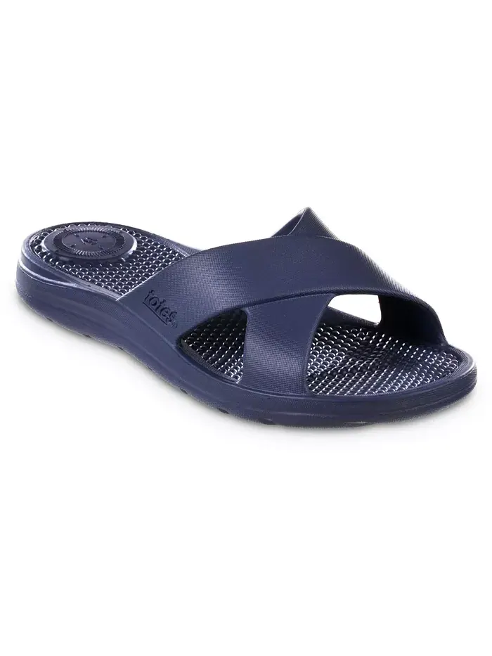 Женские сандалии Molded Cross Slide с технологией Everywear Totes — синий