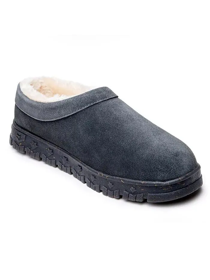 Женские замшевые тапочки Neva Clog Minnetonka — изображение 1 из 3, темно-серый