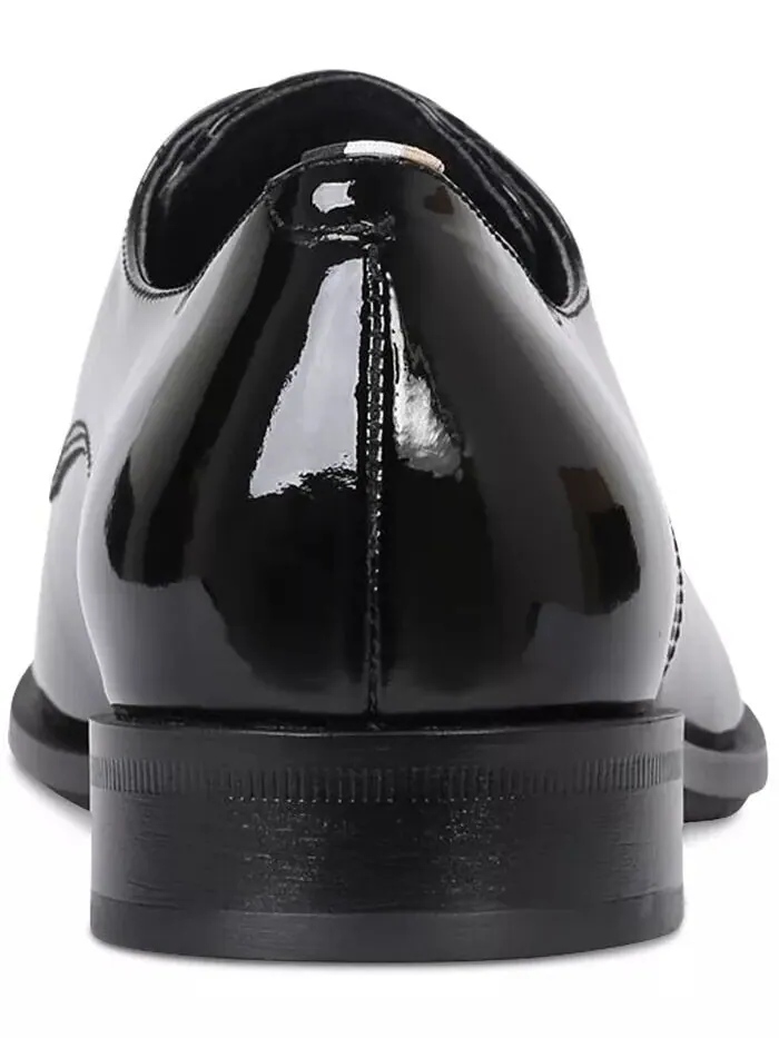 Мужские классические туфли Colby Derby из лакированной кожи Hugo Boss — изображение 2 из 4, черный