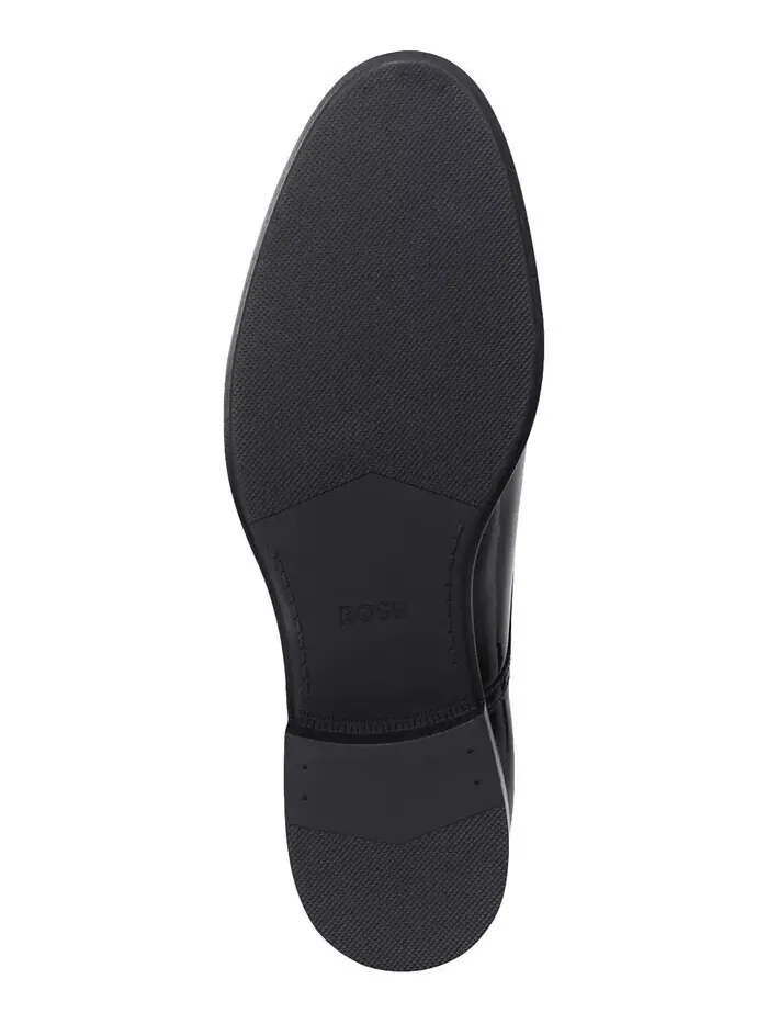 Мужские классические туфли Colby Derby из лакированной кожи Hugo Boss — изображение 3 из 4, черный
