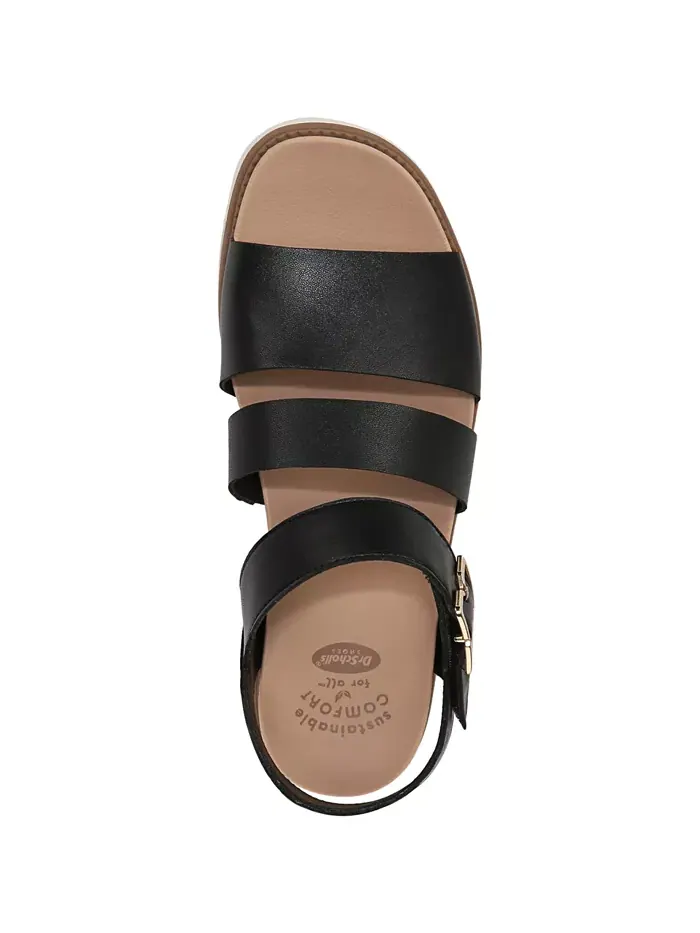 Женские босоножки Island-Glow с ремешками Dr. Scholl's — изображение 4 из 7, черный
