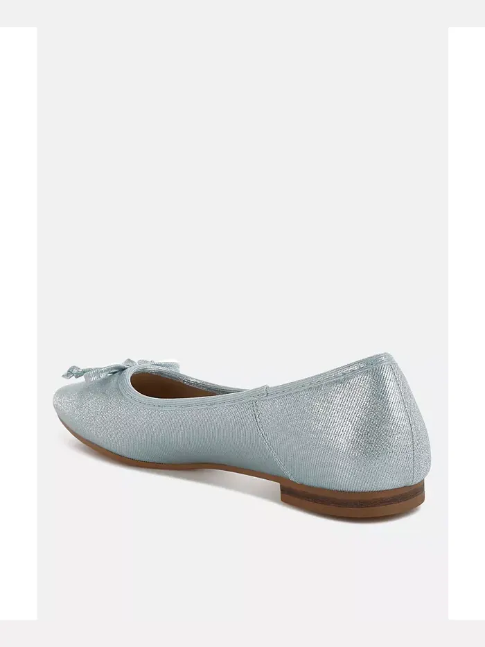 Женские балетки Agshin Metallic Rag & Co — изображение 2 из 5, синий
