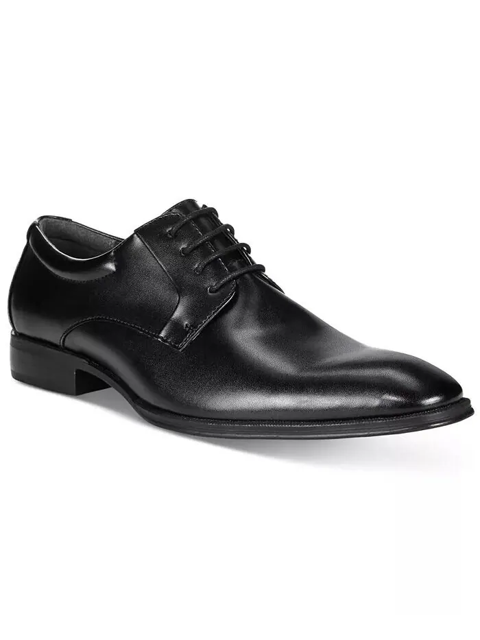 Мужские туфли Andrew Plain Toe Derby Alfani — изображение 1 из 5, черный