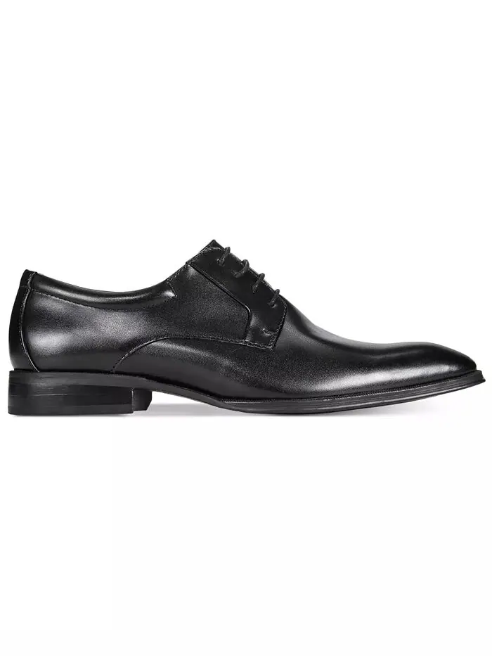 Мужские туфли Andrew Plain Toe Derby Alfani — изображение 2 из 5, черный