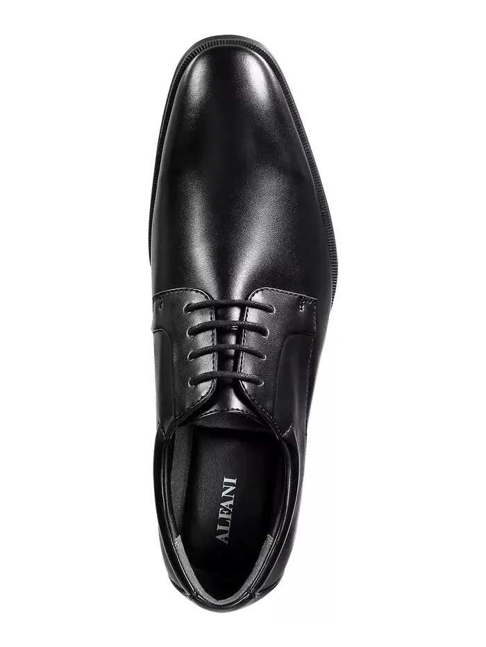 Мужские туфли Andrew Plain Toe Derby Alfani — изображение 5 из 5, черный