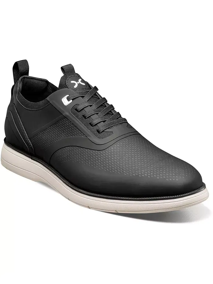 Мужские туфли Everidge Plain Toe на эластичных шнурках Stacy Adams — изображение 1 из 9, черный