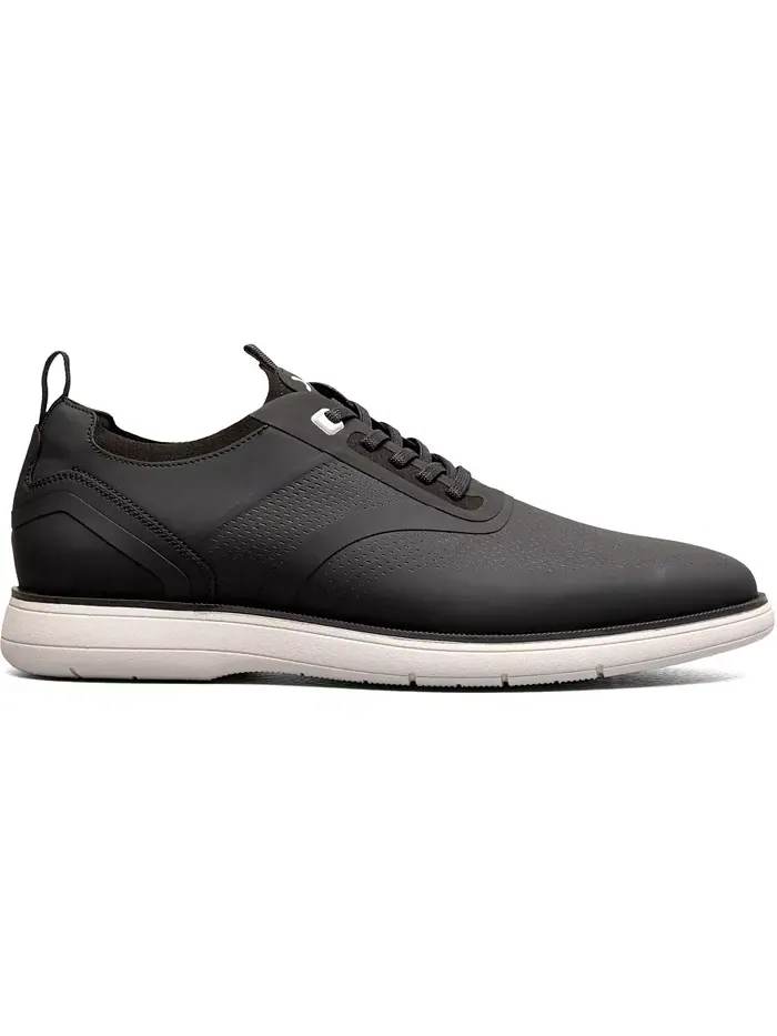 Мужские туфли Everidge Plain Toe на эластичных шнурках Stacy Adams — изображение 3 из 9, черный