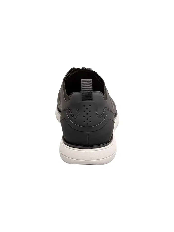 Мужские туфли Everidge Plain Toe на эластичных шнурках Stacy Adams — изображение 4 из 9, черный