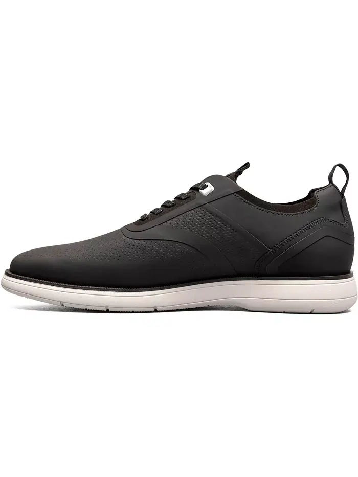 Мужские туфли Everidge Plain Toe на эластичных шнурках Stacy Adams — изображение 5 из 9, черный