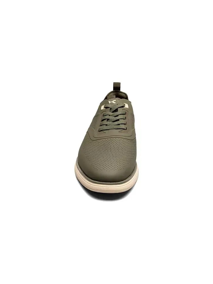 Мужские туфли Everidge Plain Toe на эластичных шнурках Stacy Adams — изображение 2 из 9, оливковый