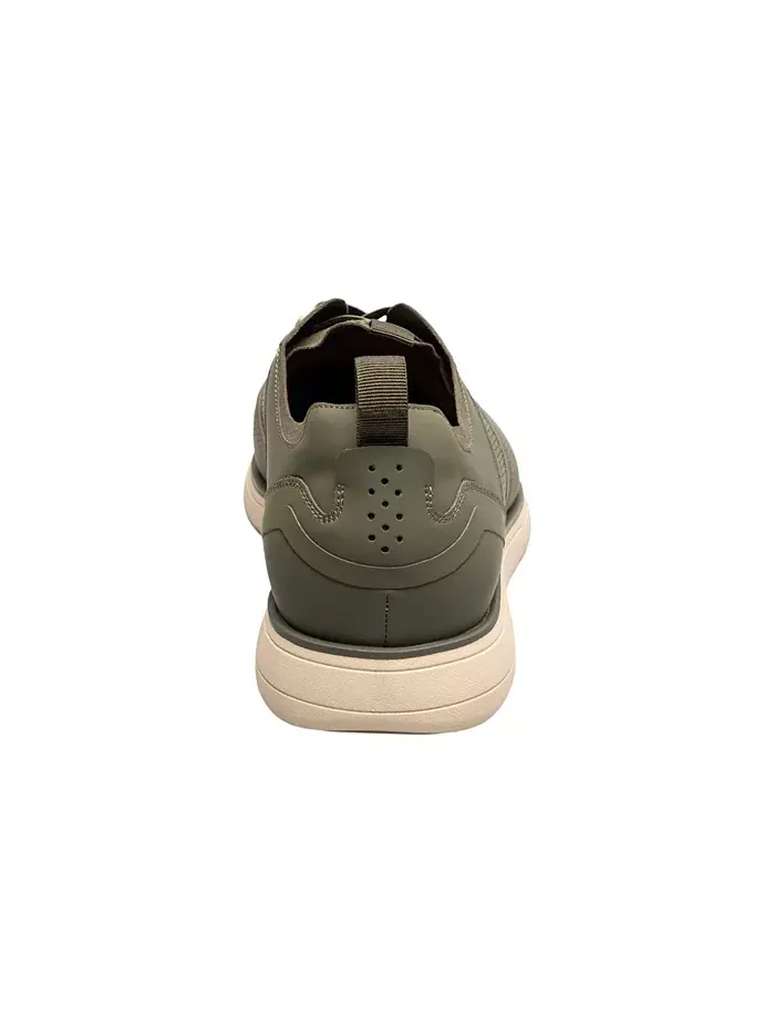 Мужские туфли Everidge Plain Toe на эластичных шнурках Stacy Adams — изображение 4 из 9, оливковый