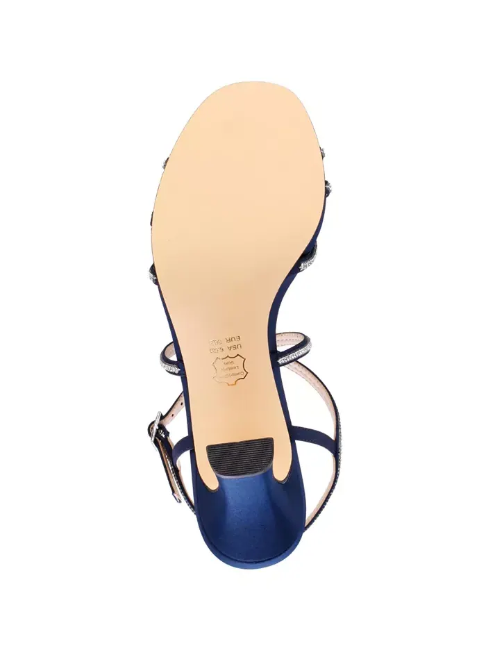 Женские босоножки Anna Crystal Embellished Strappy Dress Sandals Nina — изображение 6 из 6, темно-синий