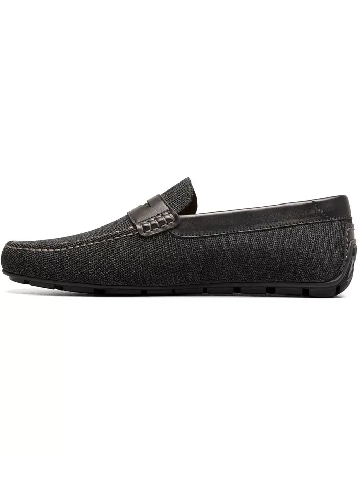 Мужские мокасины Motor Knit Moc Toe Penny Loafer Florsheim — изображение 3 из 7, черный
