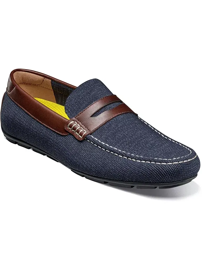 Мужские мокасины Motor Knit Moc Toe Penny Loafer Florsheim