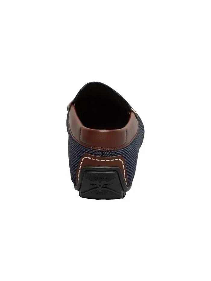 Мужские мокасины Motor Knit Moc Toe Penny Loafer Florsheim — изображение 5 из 8, темно-синий мульти