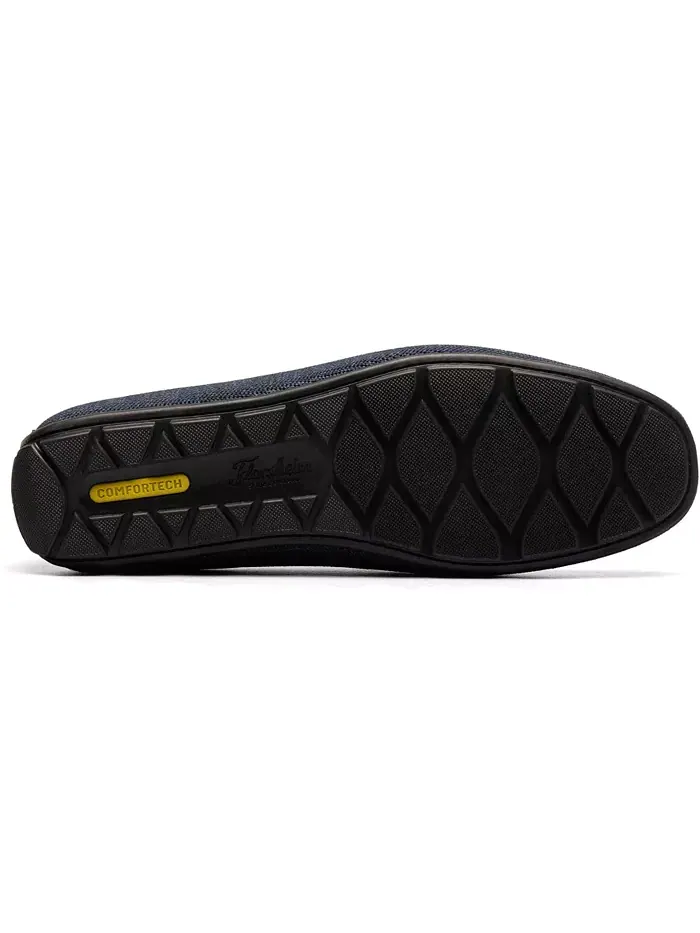 Мужские мокасины Motor Knit Moc Toe Penny Loafer Florsheim — изображение 7 из 8, темно-синий мульти