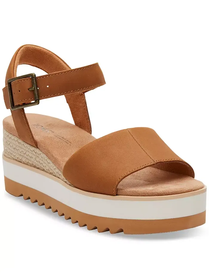Женские сандалии Diana на платформе с клиновидным каблуком TOMS