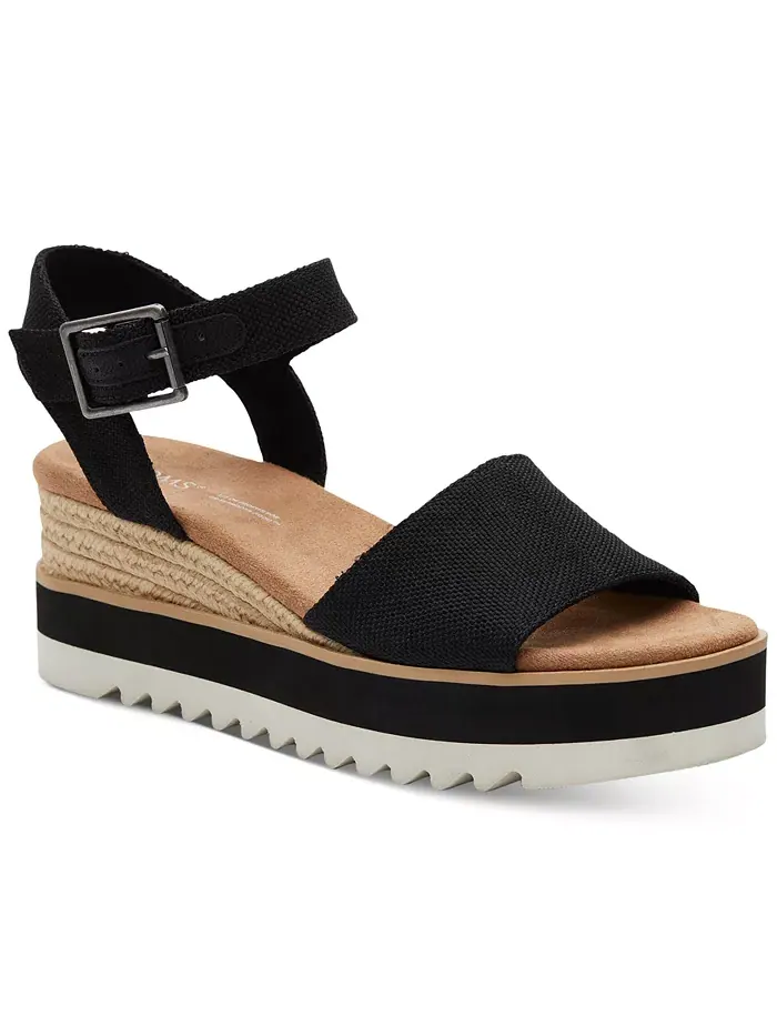 Женские сандалии Diana на платформе с клиновидным каблуком TOMS