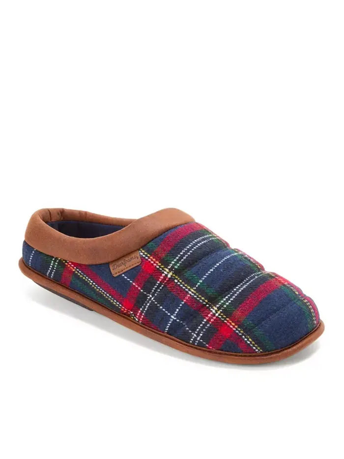 Мужские домашние тапочки Asher Marled Knit Clog Dearfoams — изображение 1 из 5, мульти