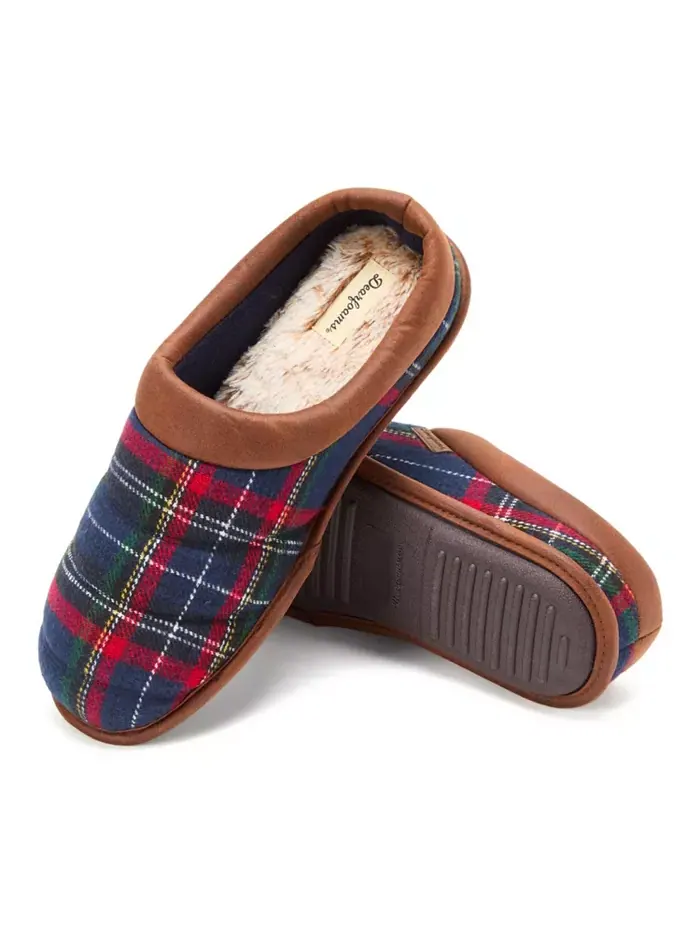 Мужские домашние тапочки Asher Marled Knit Clog Dearfoams — изображение 3 из 5, мульти