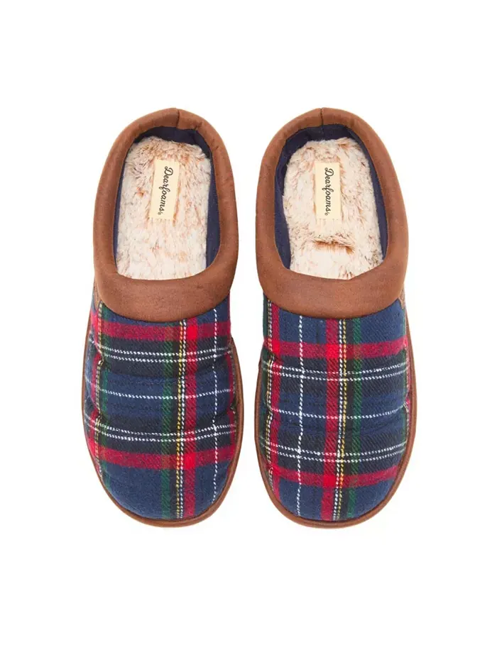 Мужские домашние тапочки Asher Marled Knit Clog Dearfoams — изображение 4 из 5, мульти
