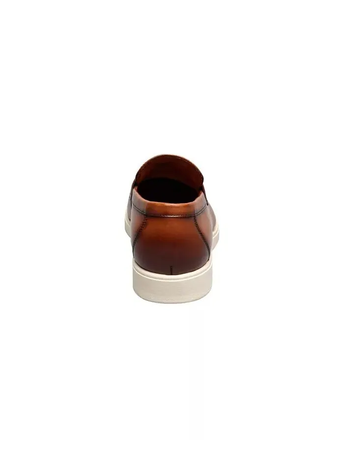 Мужские слипоны Spencer Moc Toe Penny Stacy Adams — изображение 4 из 16, бежевый