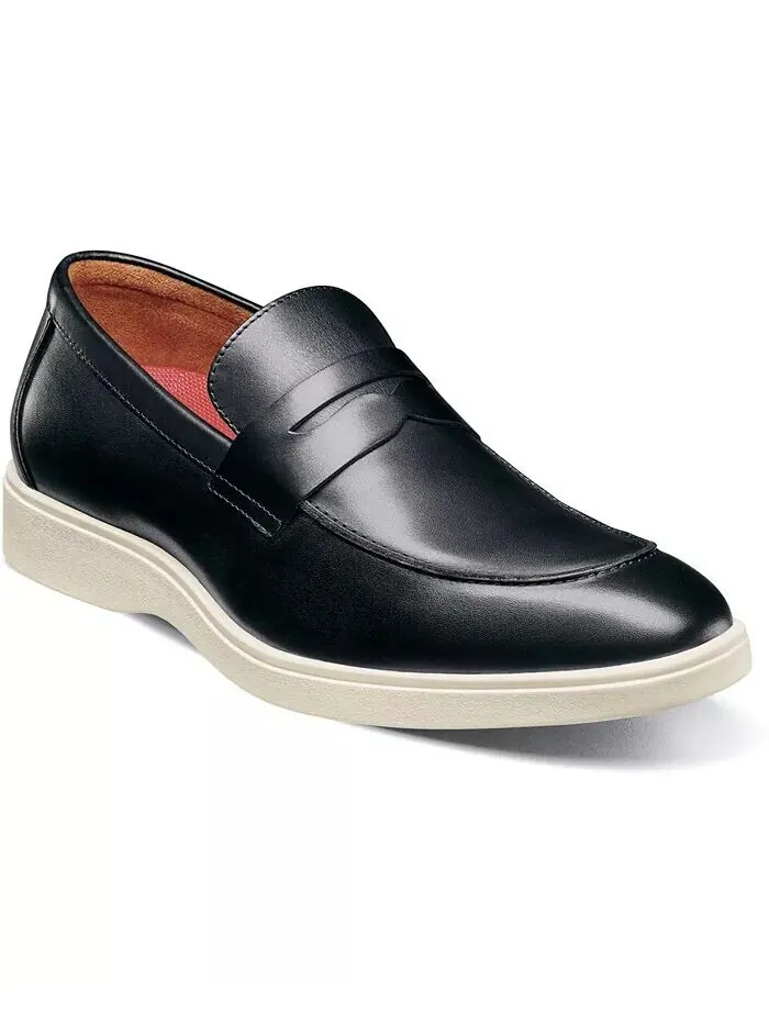 Мужские туфли Spencer Moc Toe Penny Slip On Stacy Adams — изображение 1 из 8, черный