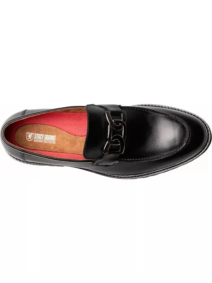 Мужские туфли Hale Moc Toe Bit Slip On Loafer Stacy Adams — изображение 13 из 13, бордо